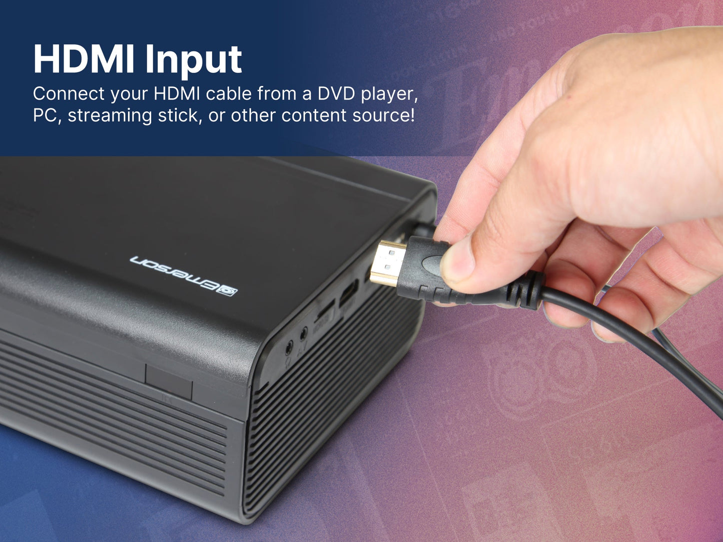 150″ Home Theater LCD Projector