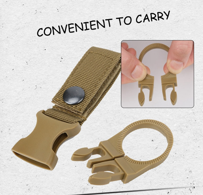 Tactical Webbing Water Bottle Hanging Buckles
