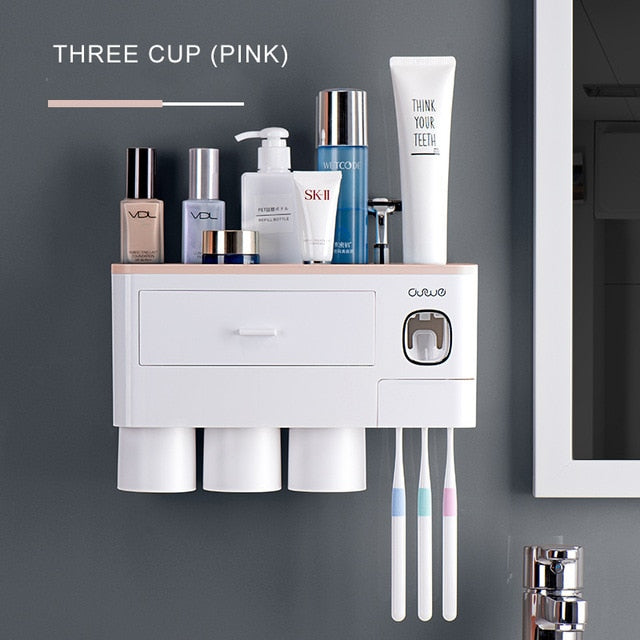 Aesthetic Multi-functional Toothbrush Holder