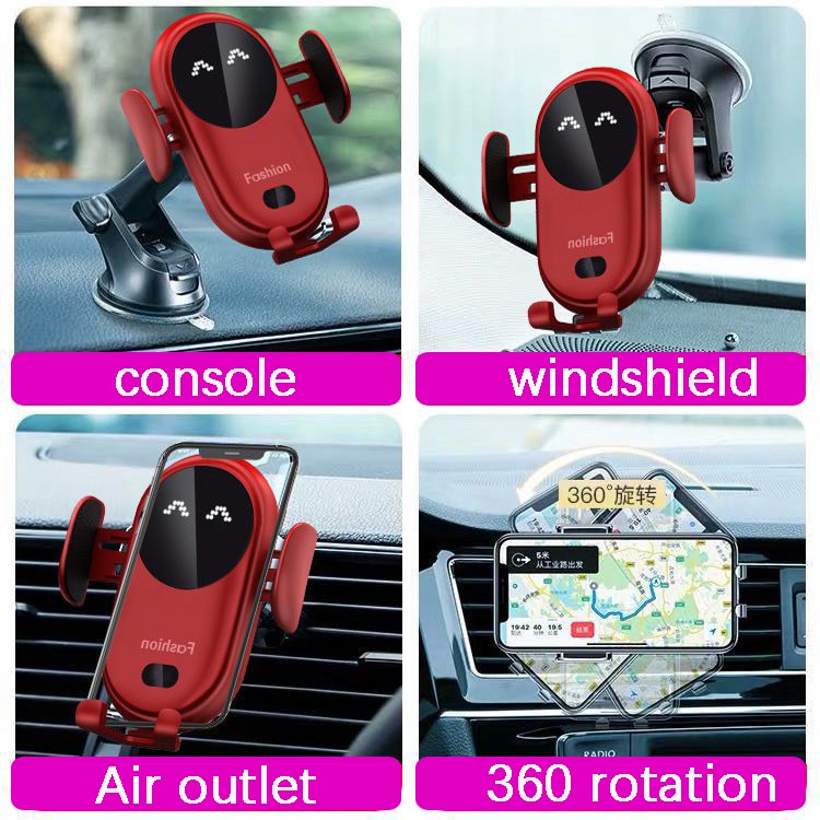 Smart Car Wireless Charger Phone Holder