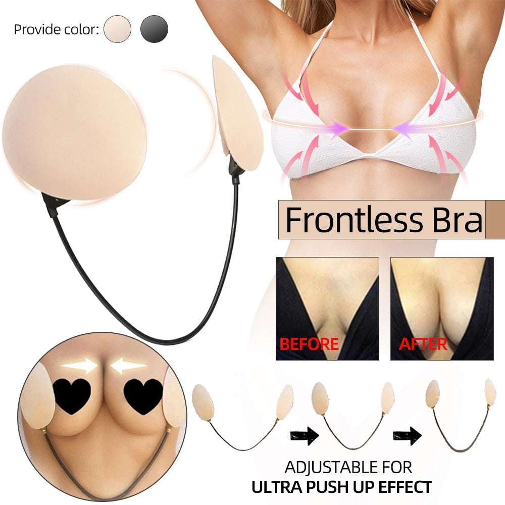 Push Up Frontless Bra