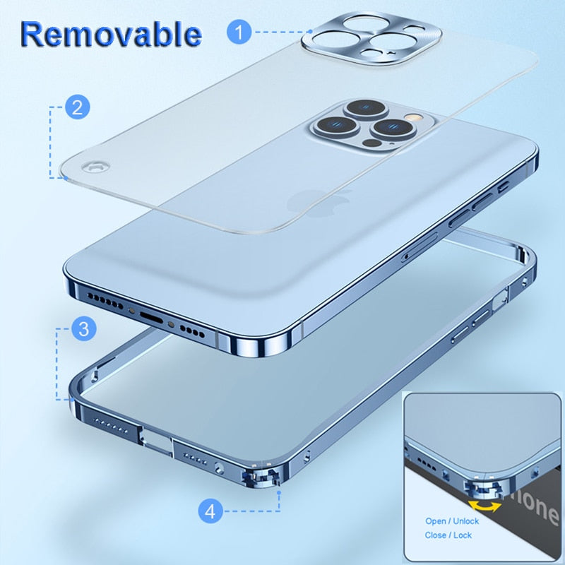 iPhone Series Metal Frame Mobile Phone Case