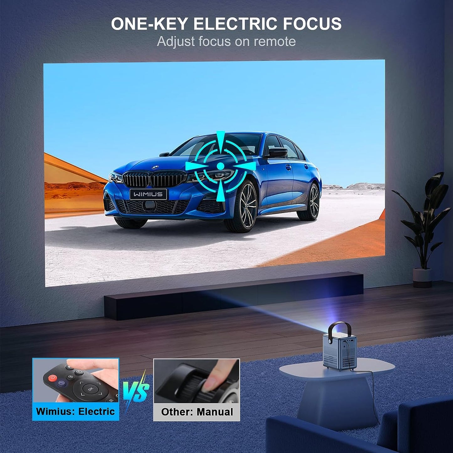 WiMiUS Portable Projector P61 - Wimius-store