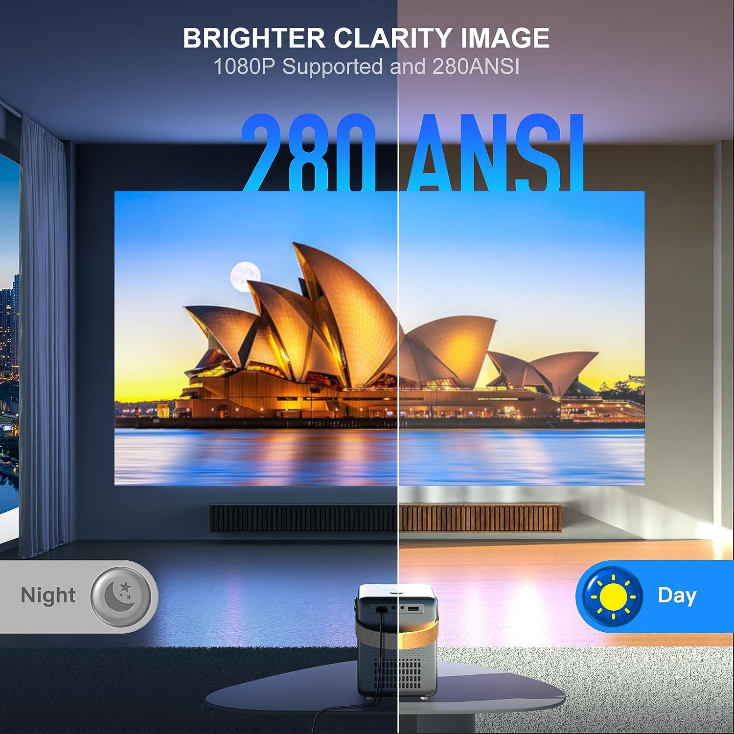 WiMiUS Portable Projector P61 - Wimius-store