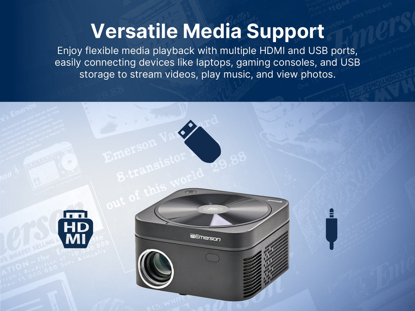 120" Home Theater LCD Projector Combo with Built-In DVD Player