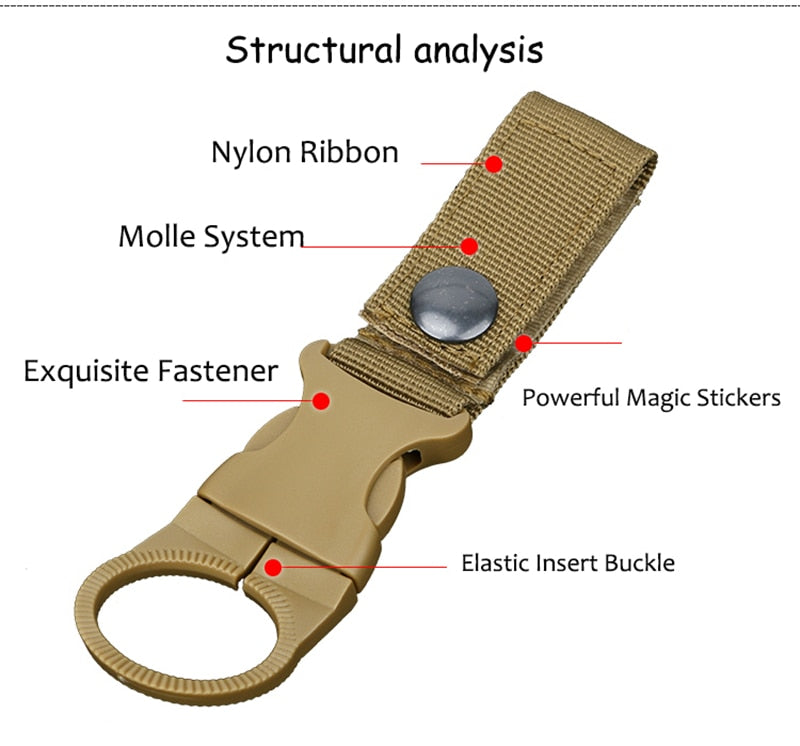 Tactical Webbing Water Bottle Hanging Buckles