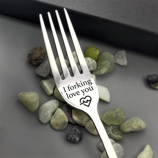 Engraved Fork & Gift Box Included