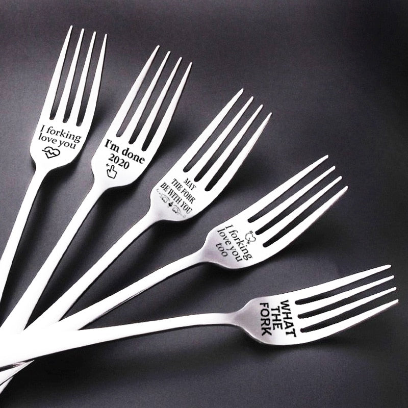 Engraved Fork & Gift Box Included