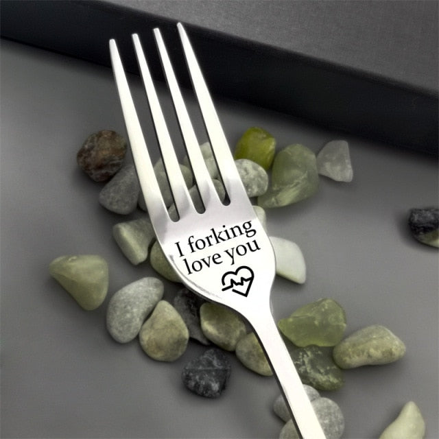 Engraved Fork & Gift Box Included