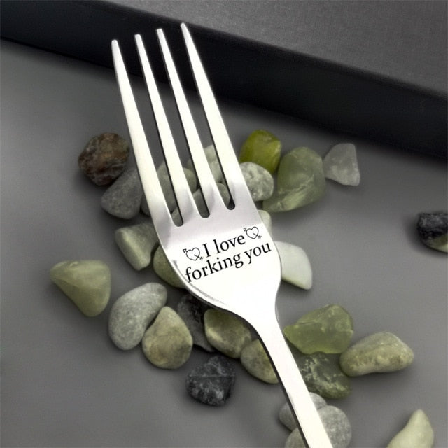 Engraved Fork & Gift Box Included
