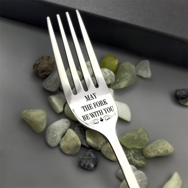 Engraved Fork & Gift Box Included