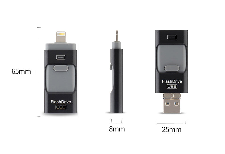 Portable USB Flash Drive for iPhone, iPad & Android