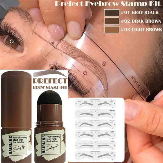 Brow Stamp Stencil Kit