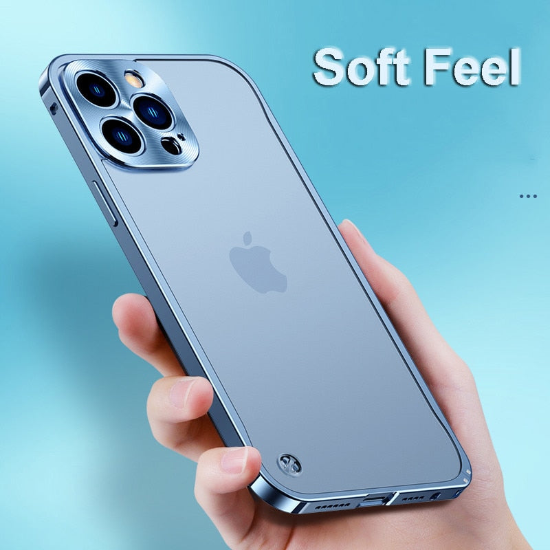 iPhone Series Metal Frame Mobile Phone Case