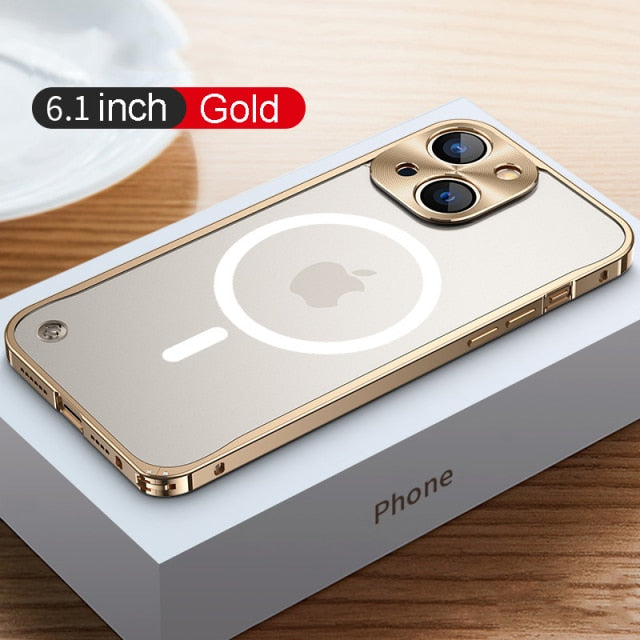 iPhone Series Metal Frame Mobile Phone Case