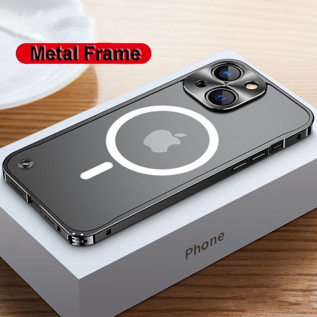 iPhone Series Metal Frame Mobile Phone Case