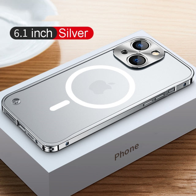 iPhone Series Metal Frame Mobile Phone Case