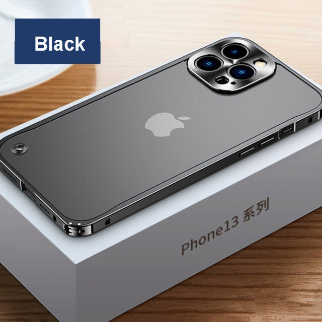 iPhone Series Metal Frame Mobile Phone Case