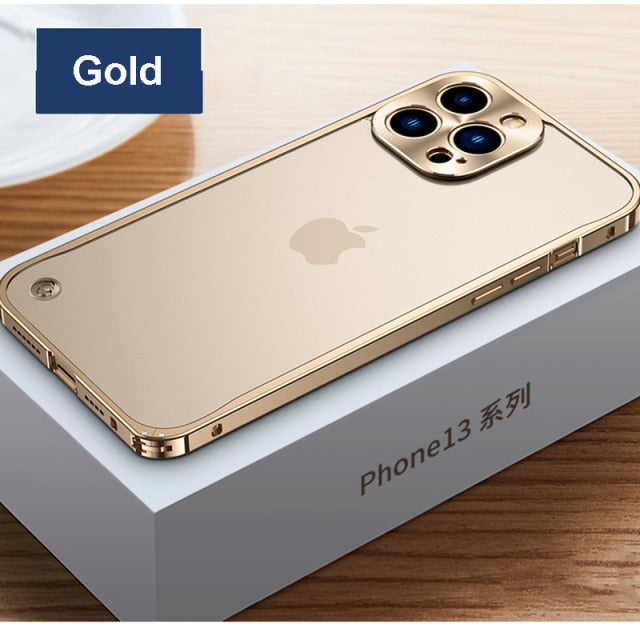 iPhone Series Metal Frame Mobile Phone Case