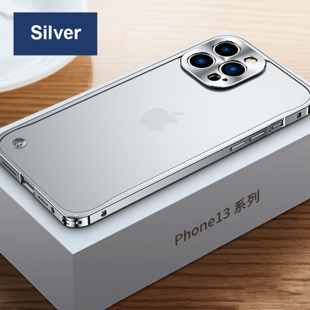 iPhone Series Metal Frame Mobile Phone Case