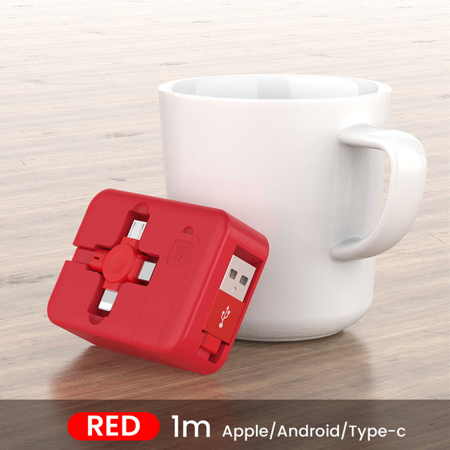 Three In One Charging Cable Roll